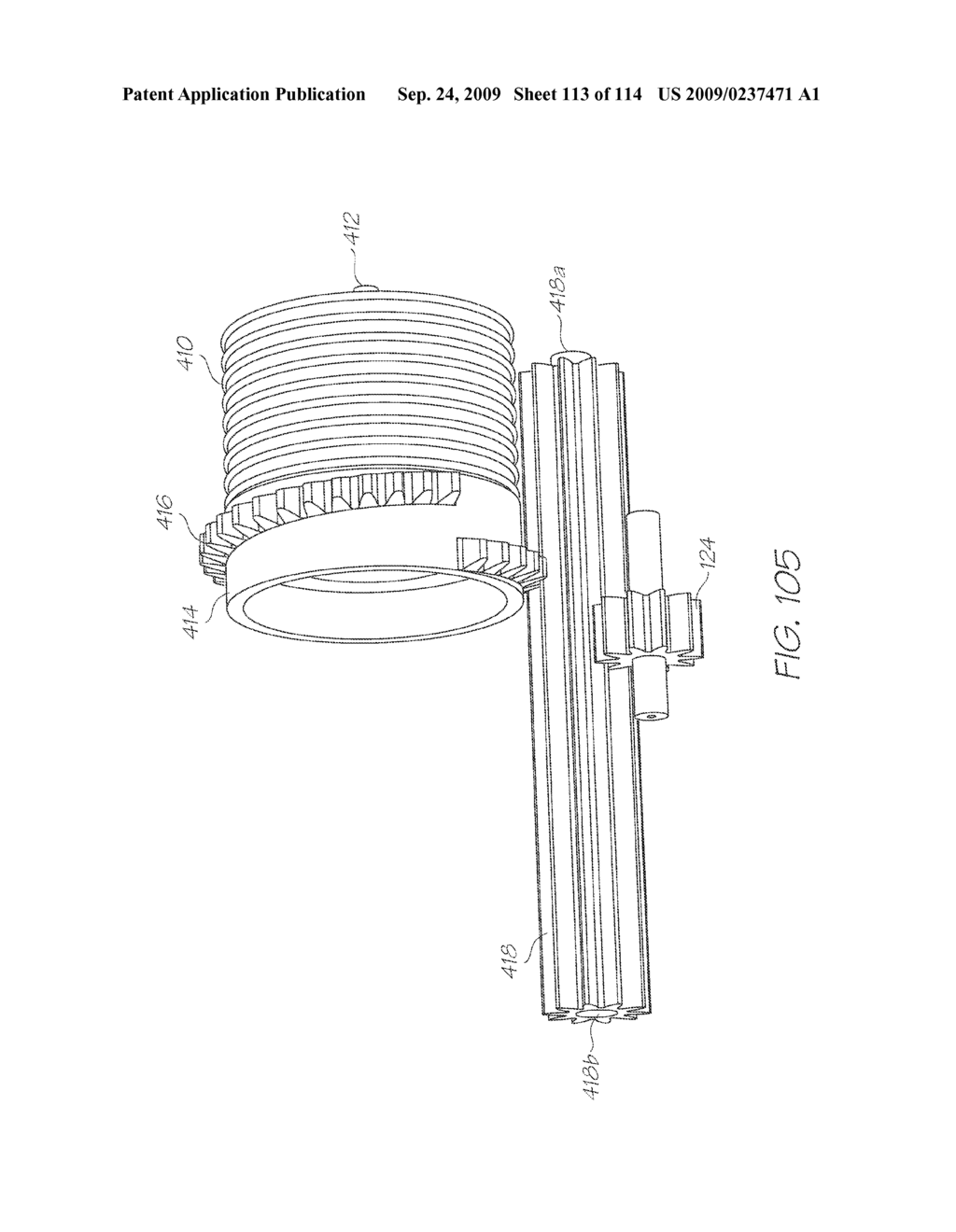 Printing Fluid Supply Device With Channeled Absorbent Material - diagram, schematic, and image 114