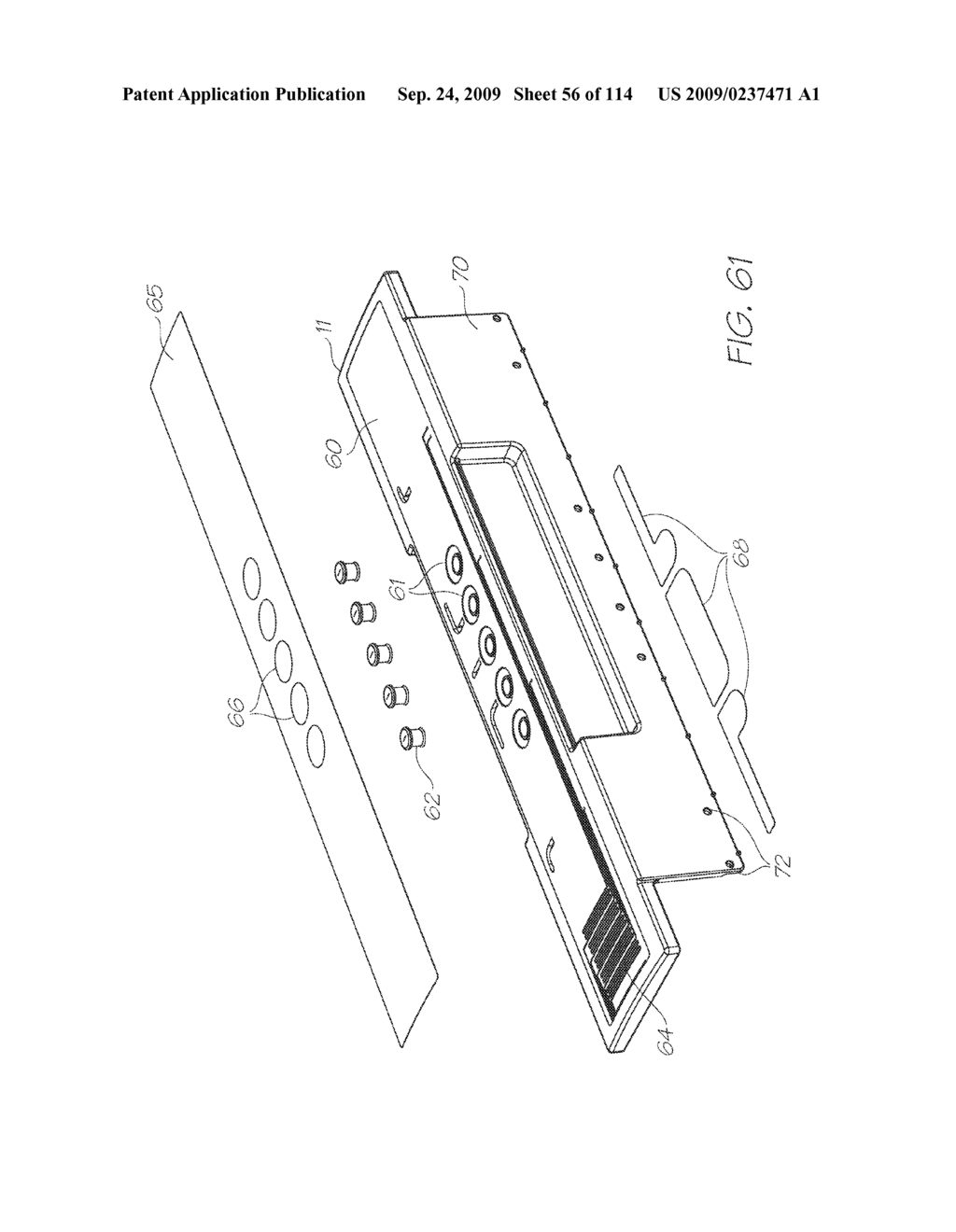 Printing Fluid Supply Device With Channeled Absorbent Material - diagram, schematic, and image 57