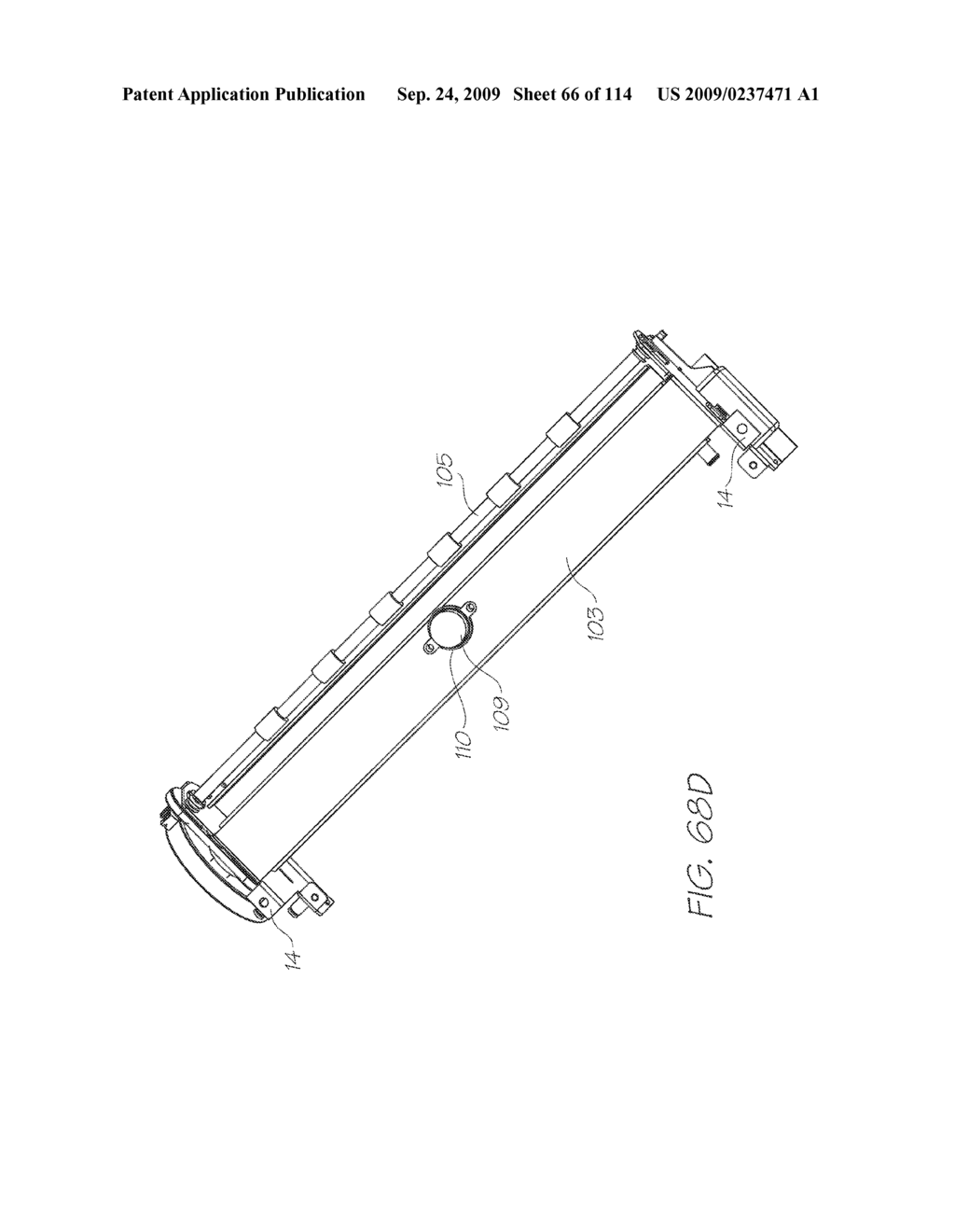 Printing Fluid Supply Device With Channeled Absorbent Material - diagram, schematic, and image 67