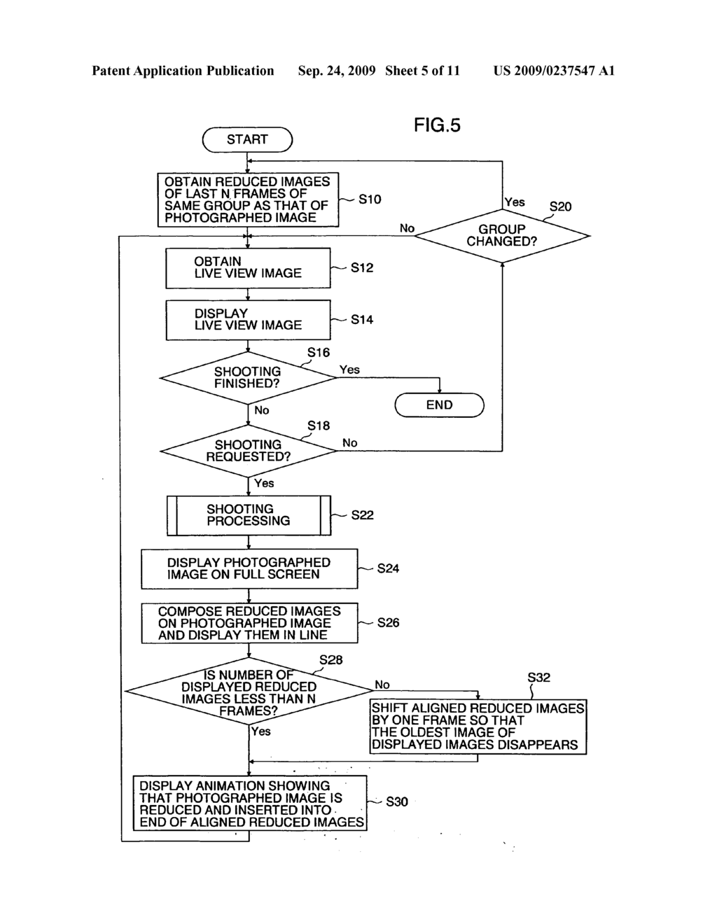 Imaging device and photographed image display control method - diagram, schematic, and image 06