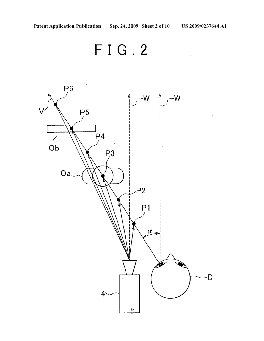 SIGHT-LINE END ESTIMATION DEVICE AND DRIVING ASSIST DEVICE - diagram, schematic, and image 03