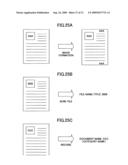 Network synchronizing system and information processing apparatus diagram and image