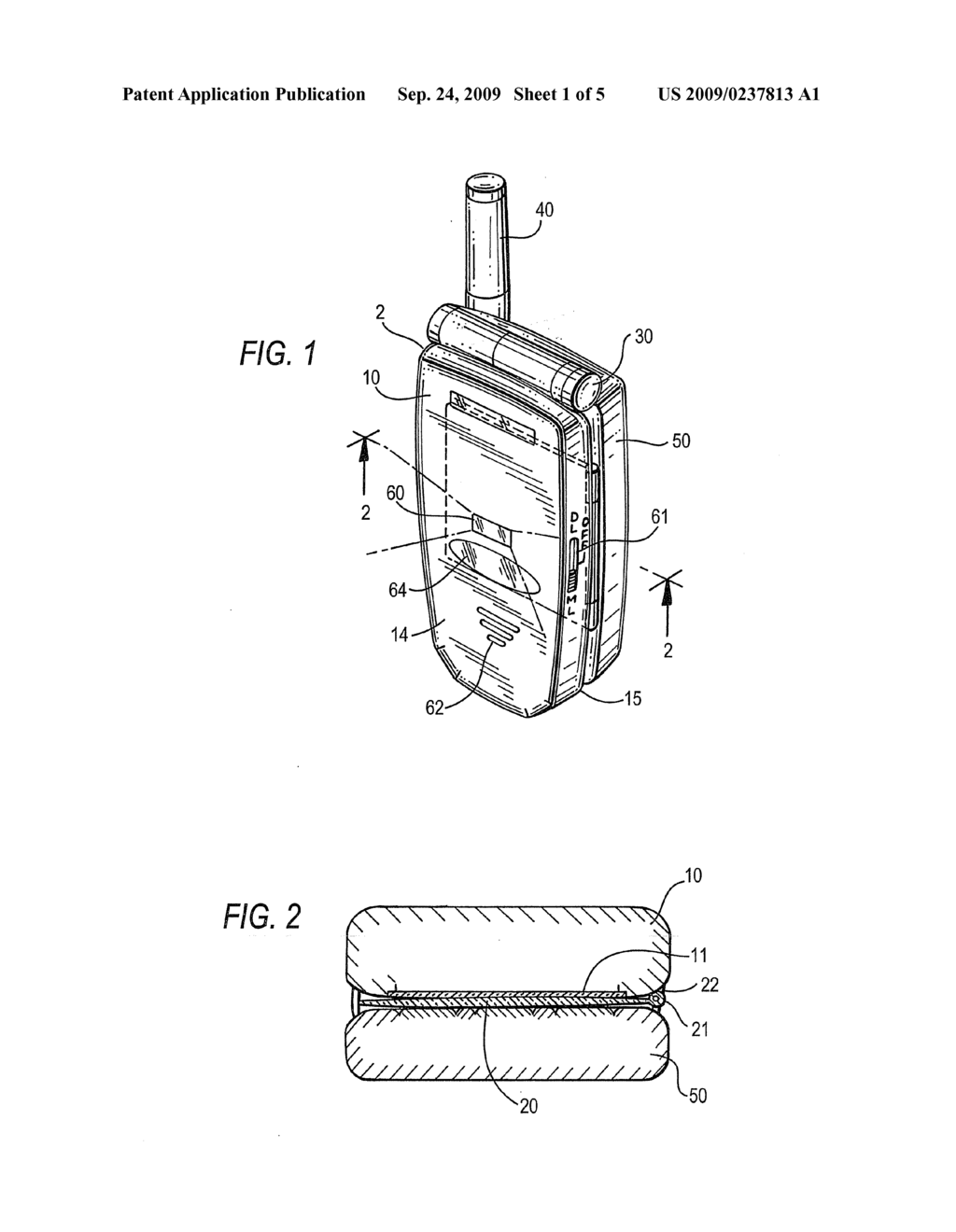 WIRELESS COMMUNICATION DEVICE WITH MAGNIFYING LENS - diagram, schematic, and image 02