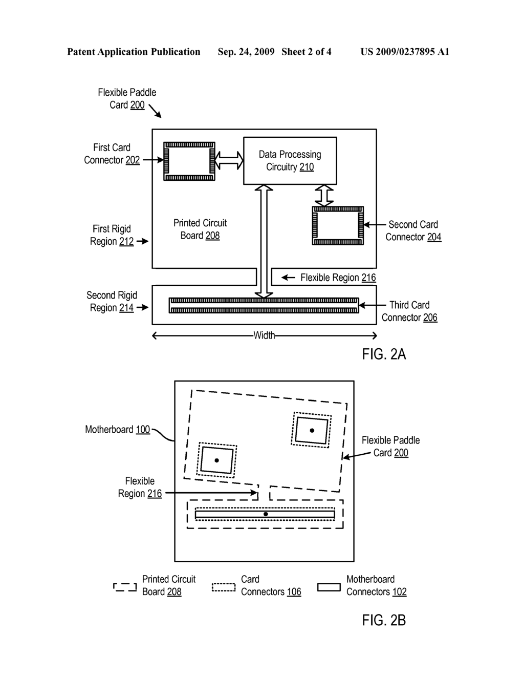 Flexible Paddle Card For Installation On A Motherboard Of A Computing System - diagram, schematic, and image 03