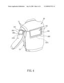 Personal article with electron luminescent display diagram and image