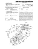 Headlight support structure for a saddle-type vehicle diagram and image