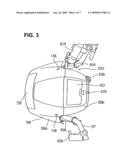 Headlight support structure for a saddle-type vehicle diagram and image