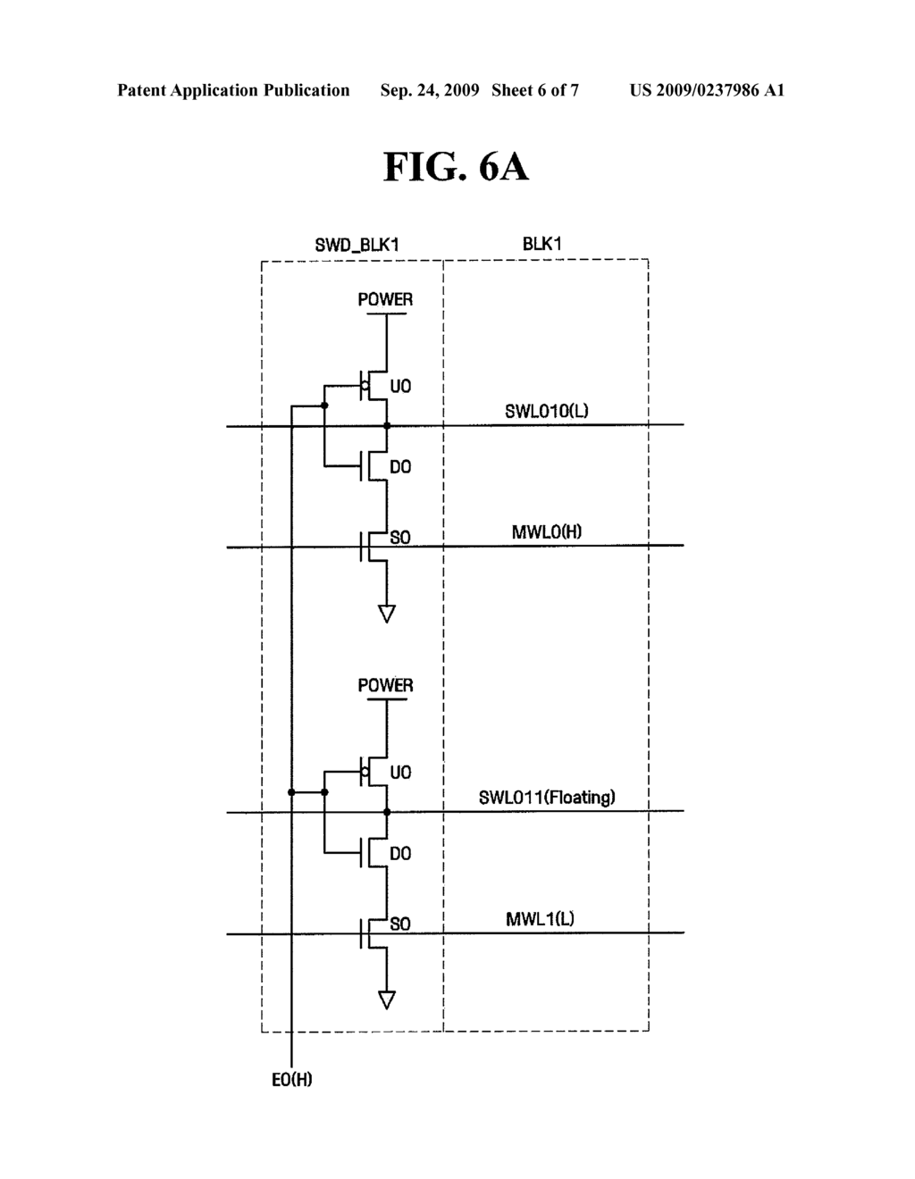 NONVOLATILE MEMORY DEVICE USING VARIABLE RESISTIVE ELEMENT - diagram, schematic, and image 07