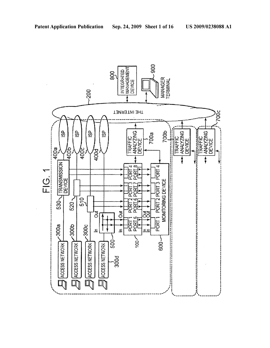 NETWORK TRAFFIC ANALYZING DEVICE, NETWORK TRAFFIC ANALYZING METHOD AND NETWORK TRAFFIC ANALYZING SYSTEM - diagram, schematic, and image 02