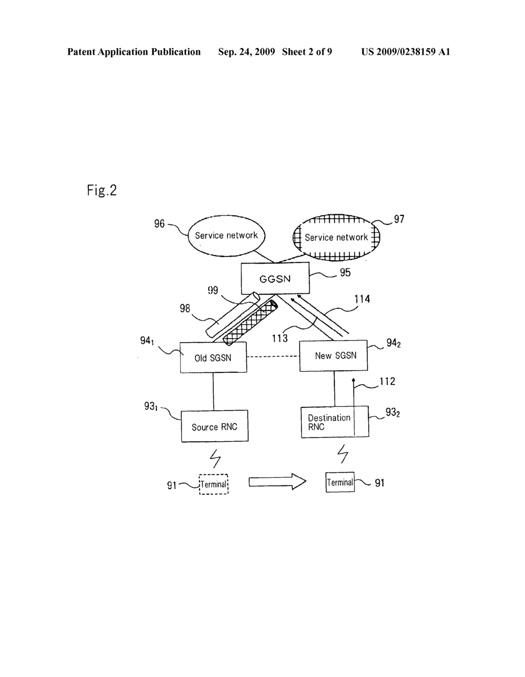 Mobile communication system and communication control method - diagram, schematic, and image 03