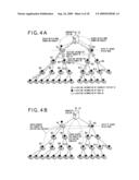 Tree-type broadcast system, method of instructing mode switch, broadcast device, and broadcast process program diagram and image