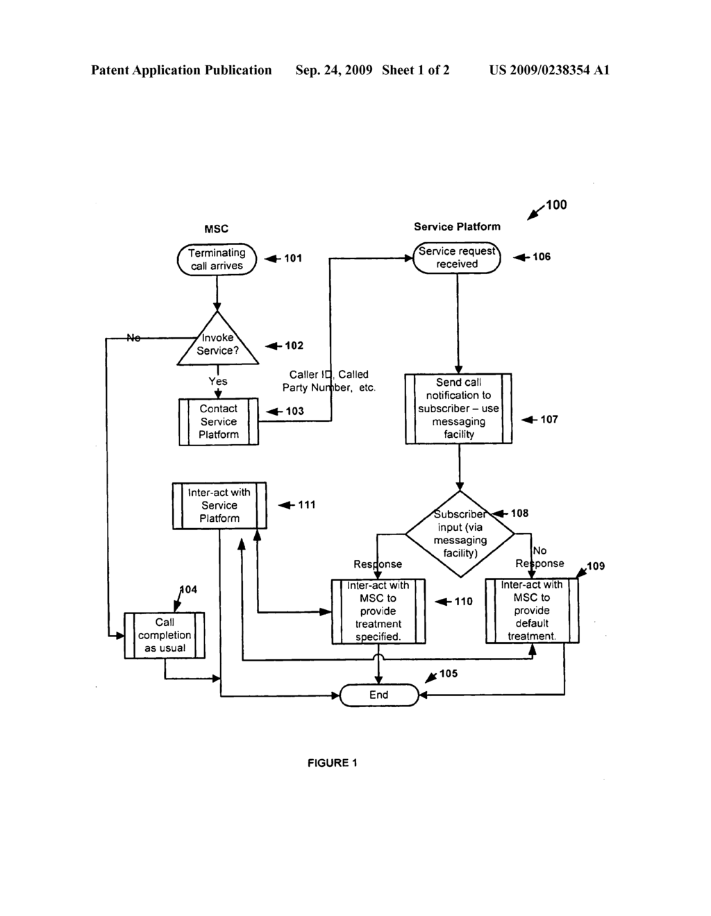 METHOD AND SYSTEM FOR ENHANCED CALL NOTIFICATION AND TREATMENT - diagram, schematic, and image 02