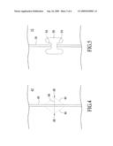 Pallet Hood Tear Tape diagram and image