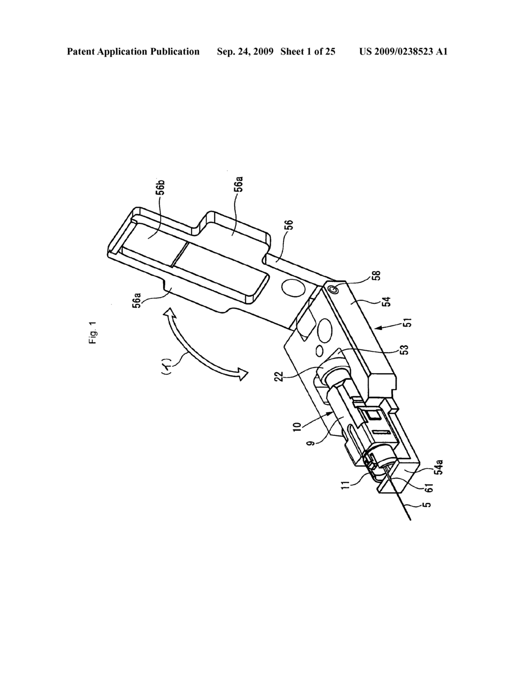 Holder, fusion-splicing apparatus, and manufacturing method of optical connector - diagram, schematic, and image 02