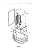 Universal fiber distribution hub diagram and image