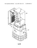 Universal fiber distribution hub diagram and image