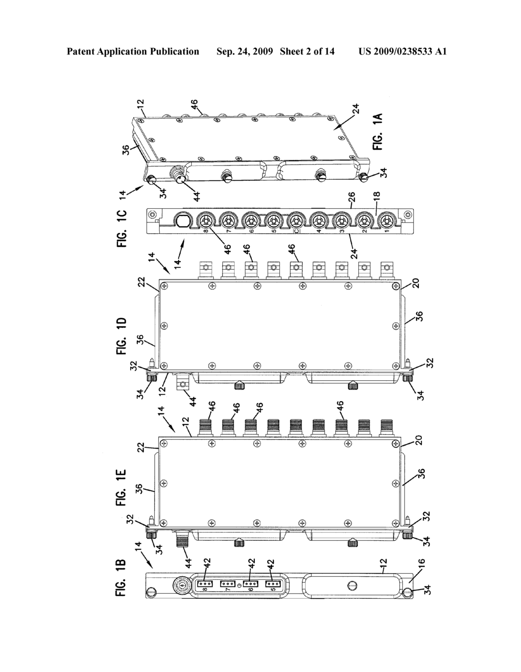 HIGH DENSITY TELECOMMUNICATIONS CHASSIS WITH CABLE MANAGEMENT STRUCTURE - diagram, schematic, and image 03