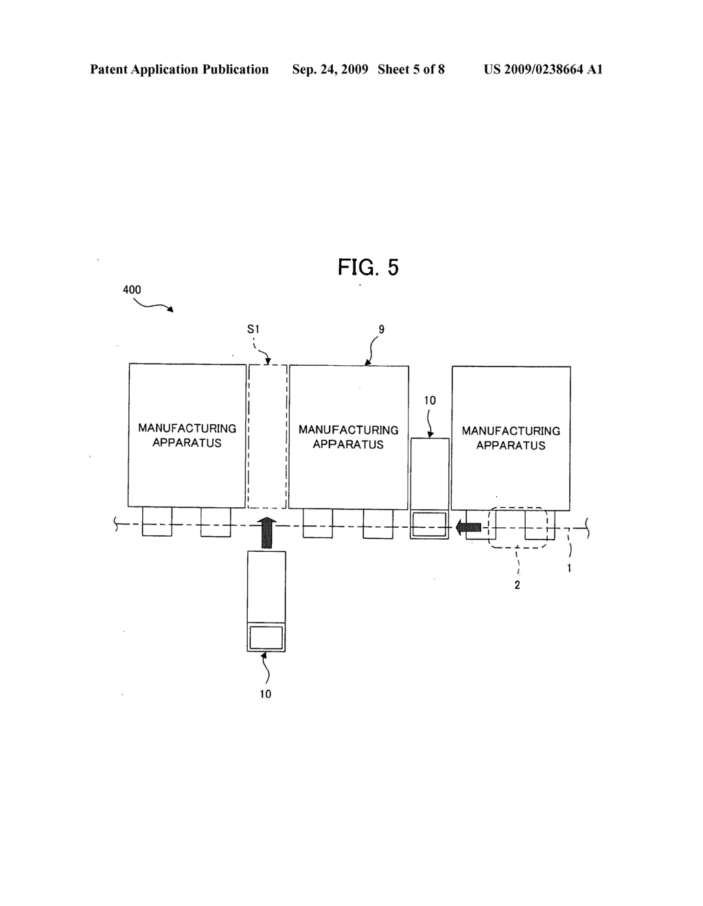 STORING APPARATUS AND TRANSPORTING SYSTEM WITH STORAGE - diagram, schematic, and image 06