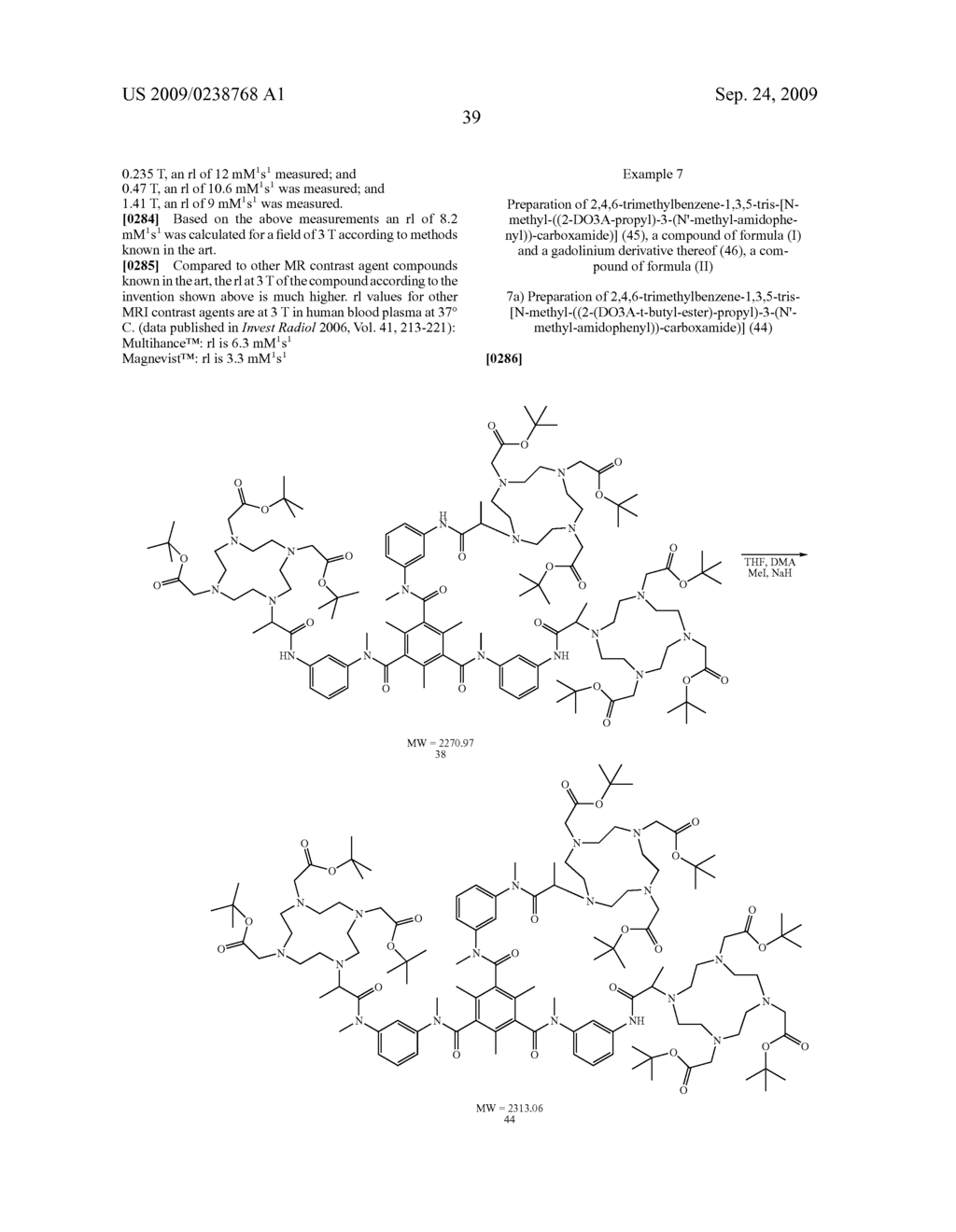 MULTIMERIC MAGNETIC RESONANCE CONTRAST AGENTS - diagram, schematic, and image 40