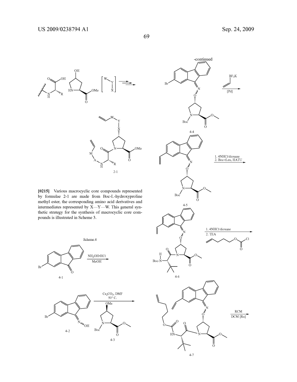 FLUORINATED MACROCYCLIC COMPOUNDS AS HEPATITIS C VIRUS INHIBITORS - diagram, schematic, and image 70