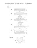 PROCESS OF FORMING A DEFLECTION MIRROR IN A LIGHT WAVEGUIDE diagram and image