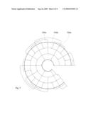 HELICAL TEXTILE WITH UNIFORM THICKNESS diagram and image