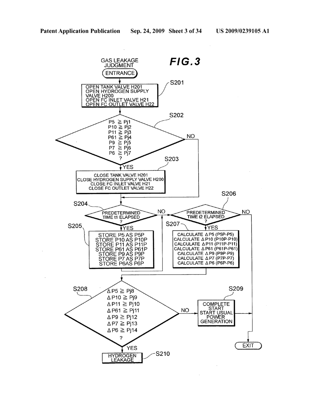 Fuel Battery System, Method for Detecting Gas Leakage in Such System, and Mobile Object - diagram, schematic, and image 04