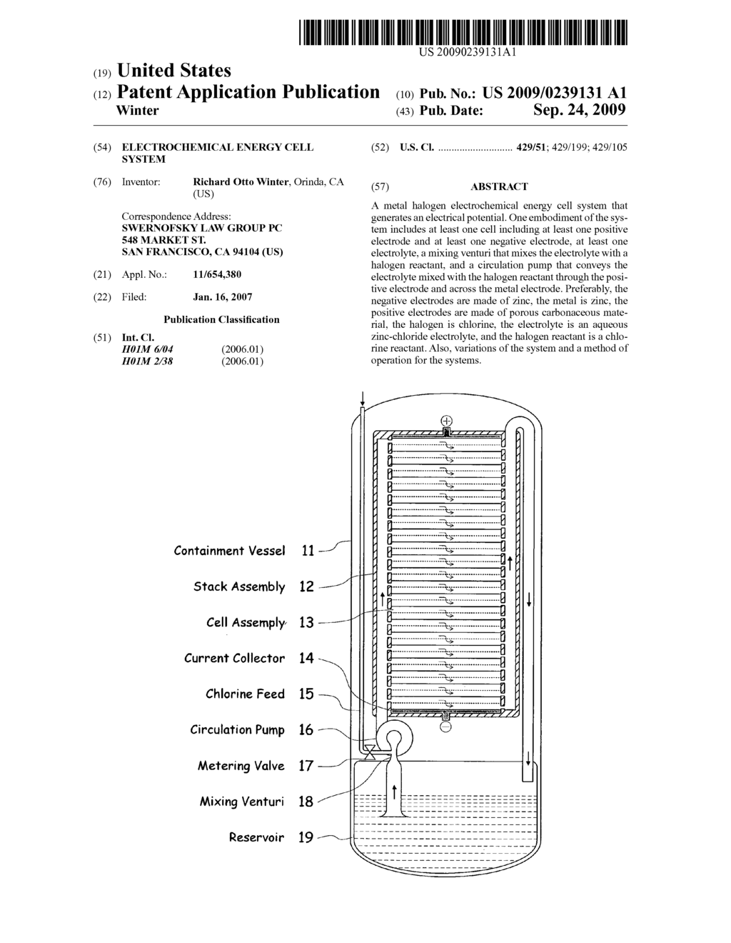 Electrochemical energy cell system - diagram, schematic, and image 01