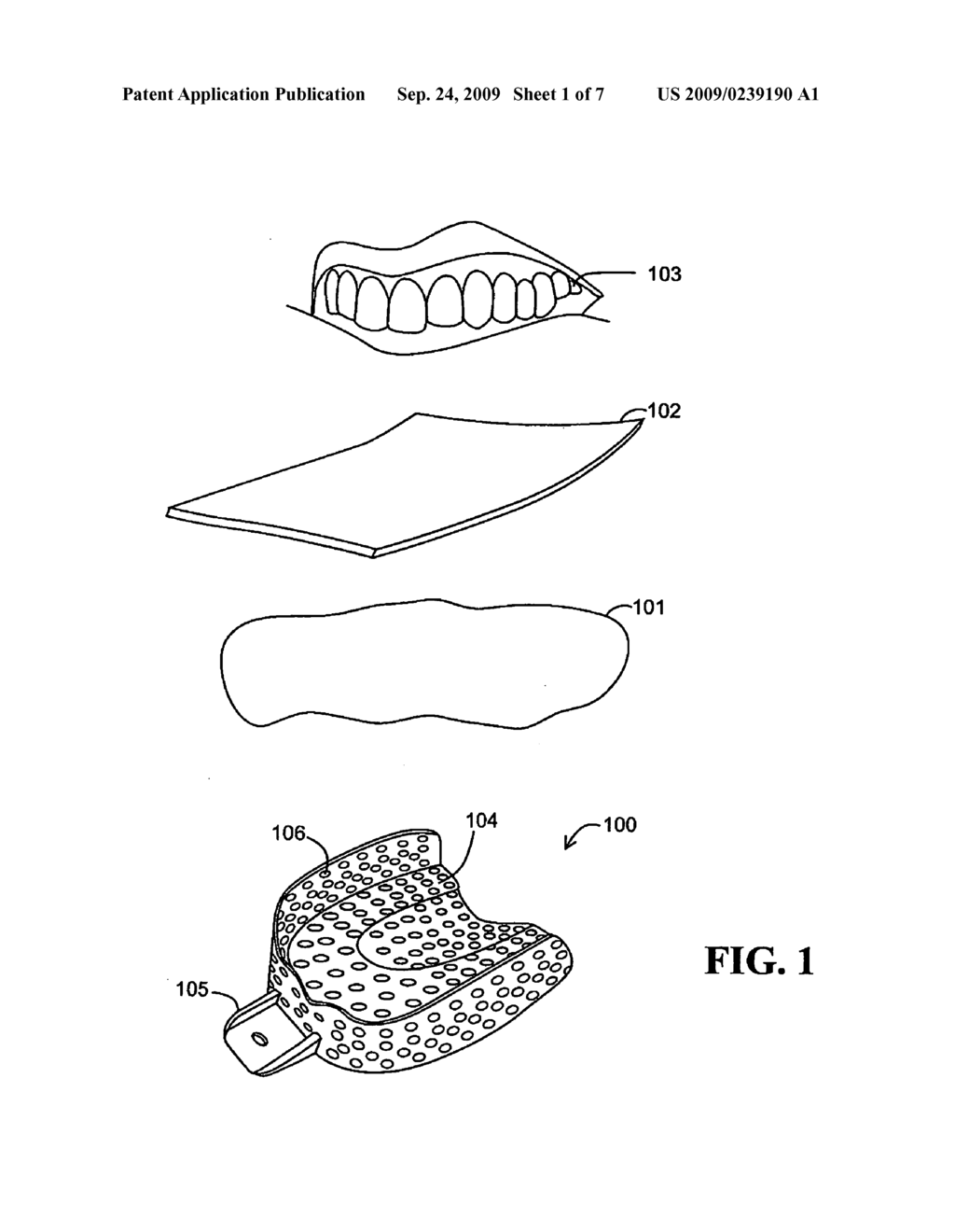 Custom fit dental tray and method for making same - diagram, schematic, and image 02