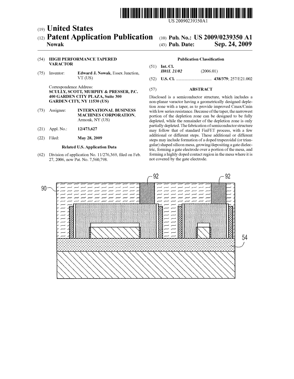 HIGH PERFORMANCE TAPERED VARACTOR - diagram, schematic, and image 01