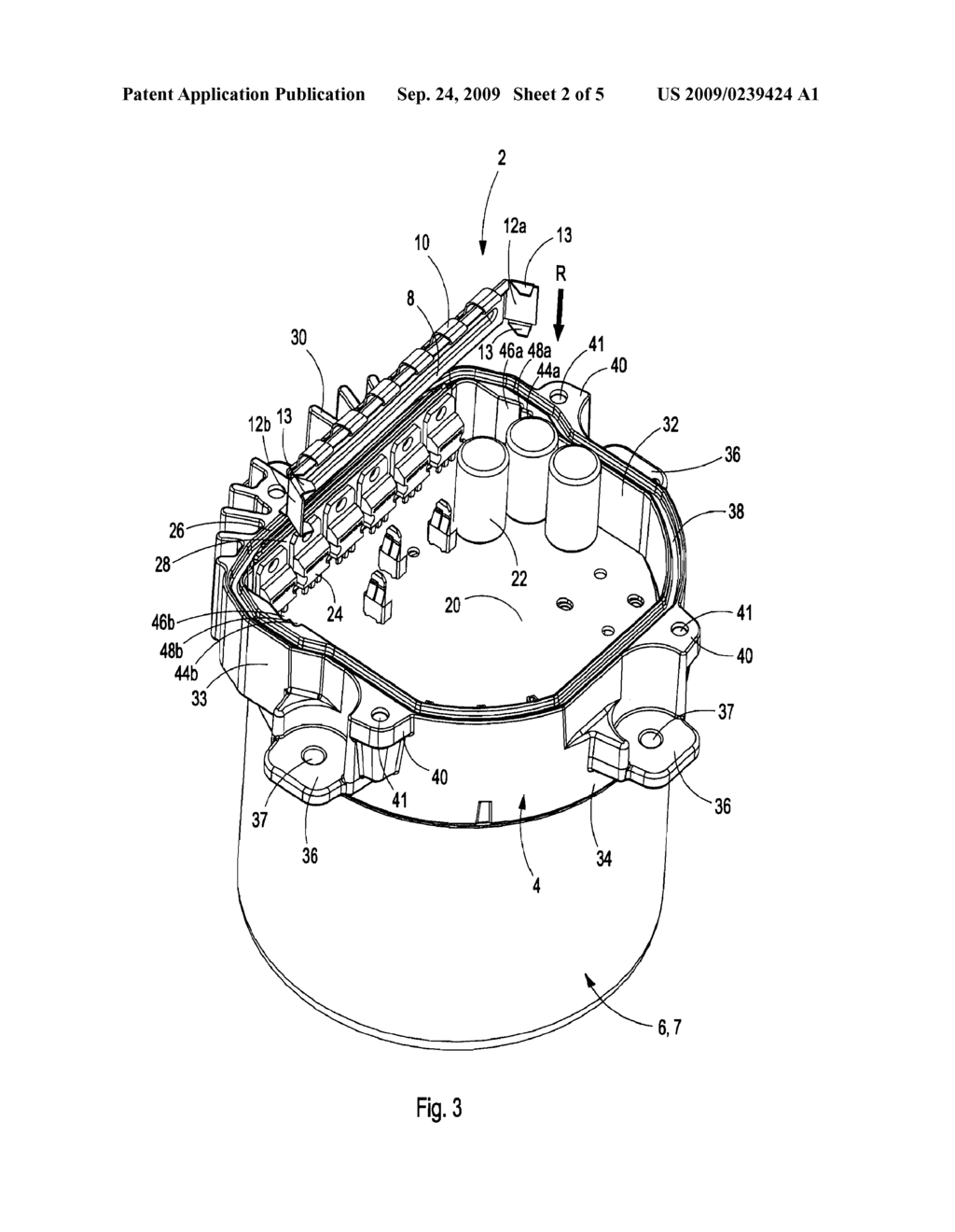 LAYOUT OF POWER SEMICONDUCTOR CONTACTS ON A COOLING SURFACE - diagram, schematic, and image 03