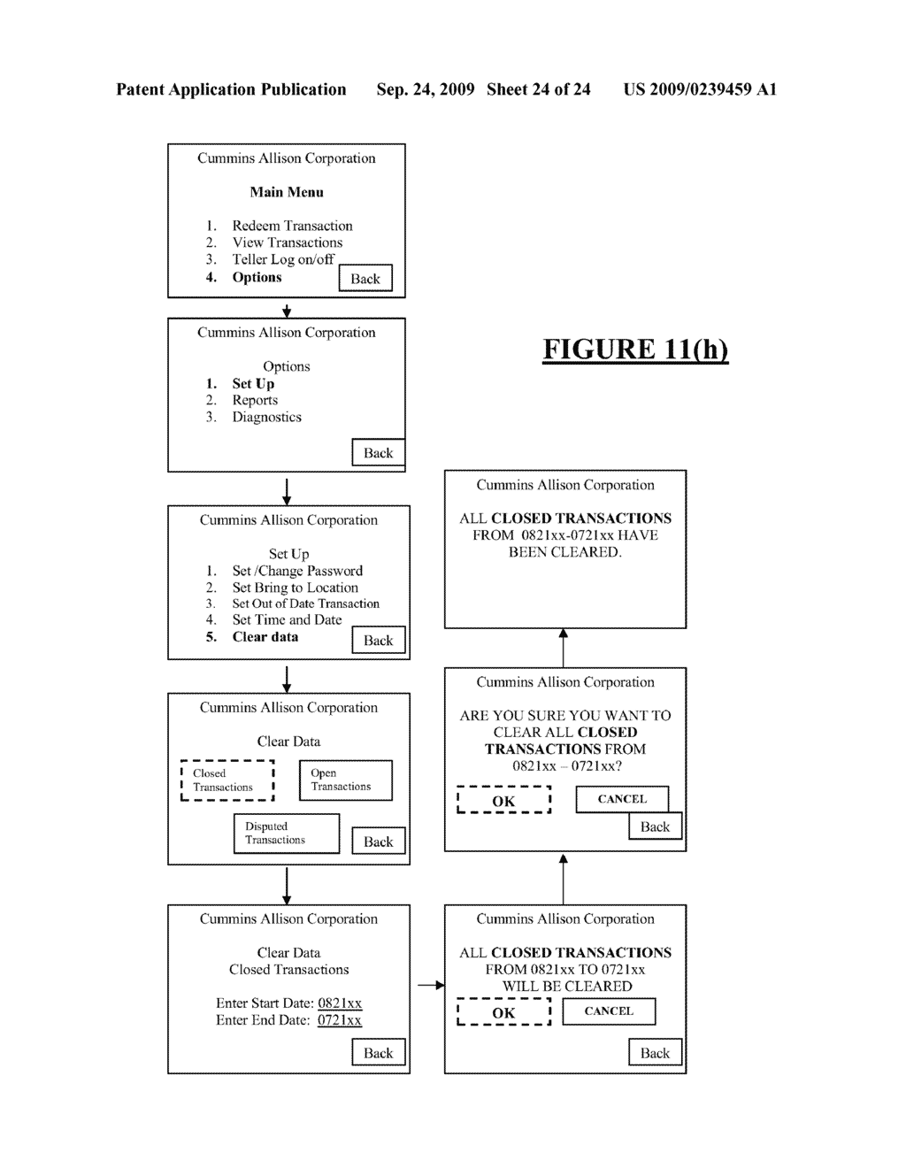 Self Service Coin Processing Machines With EPOS Terminal And Method For Automated Payout Utilizing Same - diagram, schematic, and image 25