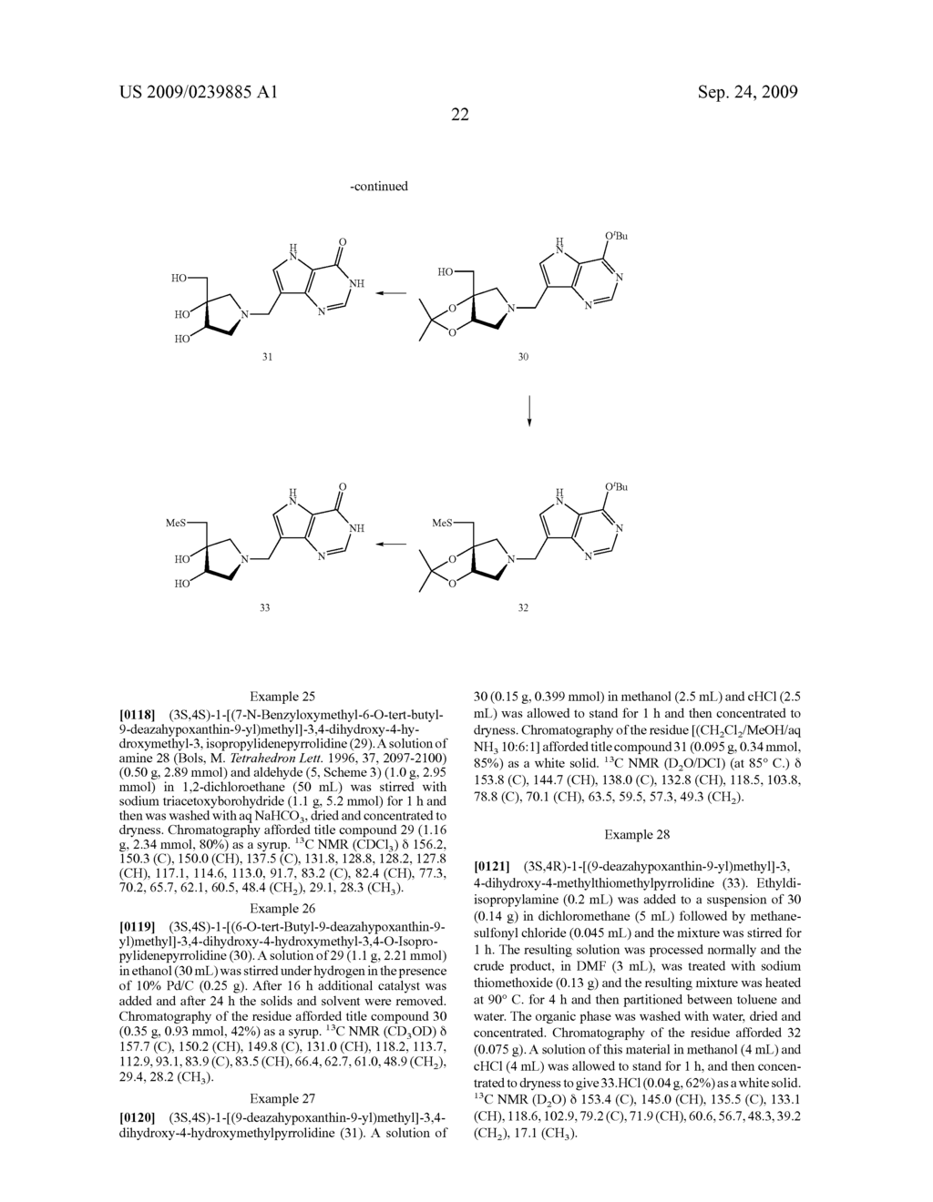 Inhibitors of nucleoside phoshorylases and nucleosidases - diagram, schematic, and image 25