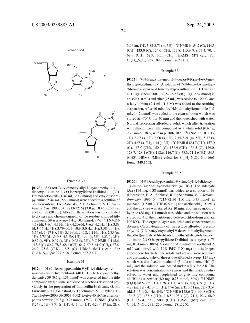 Inhibitors of nucleoside phoshorylases and nucleosidases - diagram, schematic, and image 27