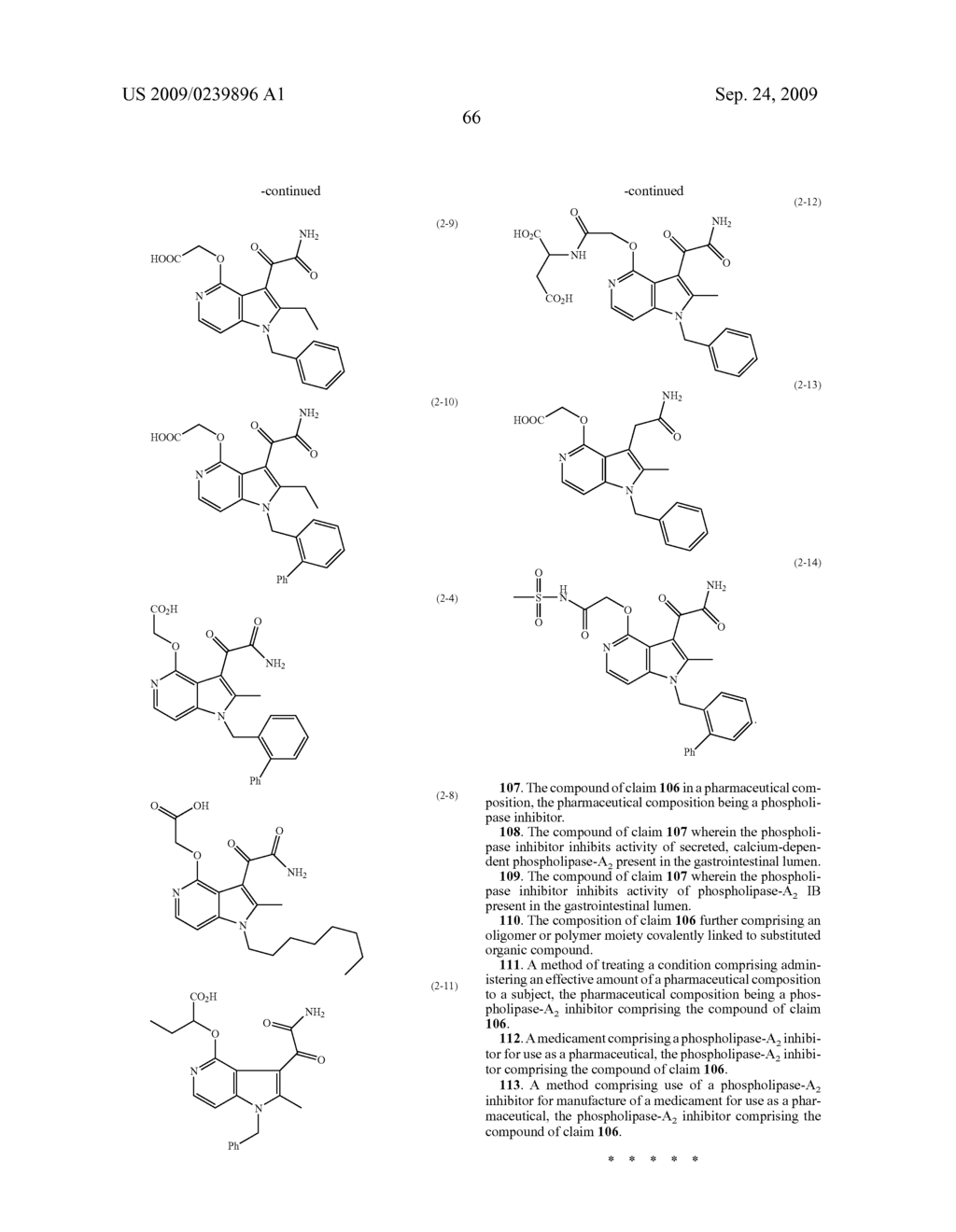 AZAINDOLE COMPOUNDS AND USE THEREOF AS PHOSPHOLIPASE-A2 INHIBITORS - diagram, schematic, and image 76