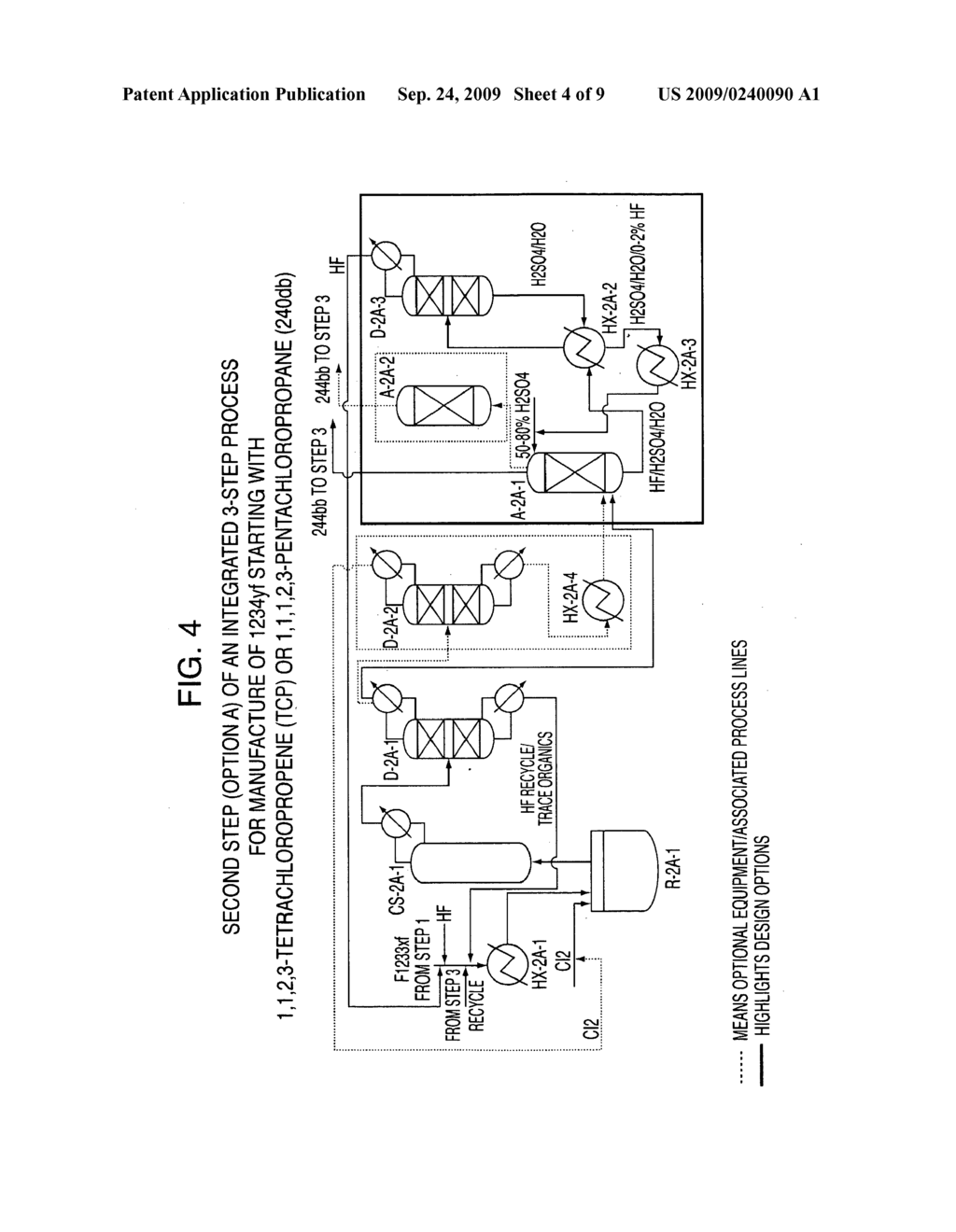 INTEGRATED PROCESS TO PRODUCE 2,3,3,3-TETRAFLUOROPROPENE - diagram, schematic, and image 05