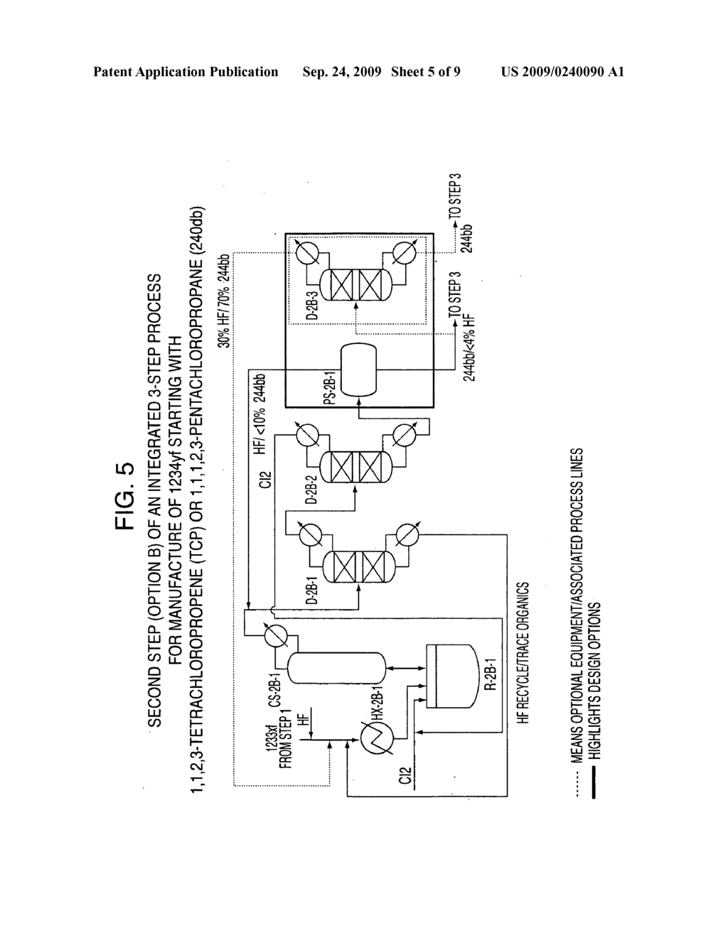 INTEGRATED PROCESS TO PRODUCE 2,3,3,3-TETRAFLUOROPROPENE - diagram, schematic, and image 06