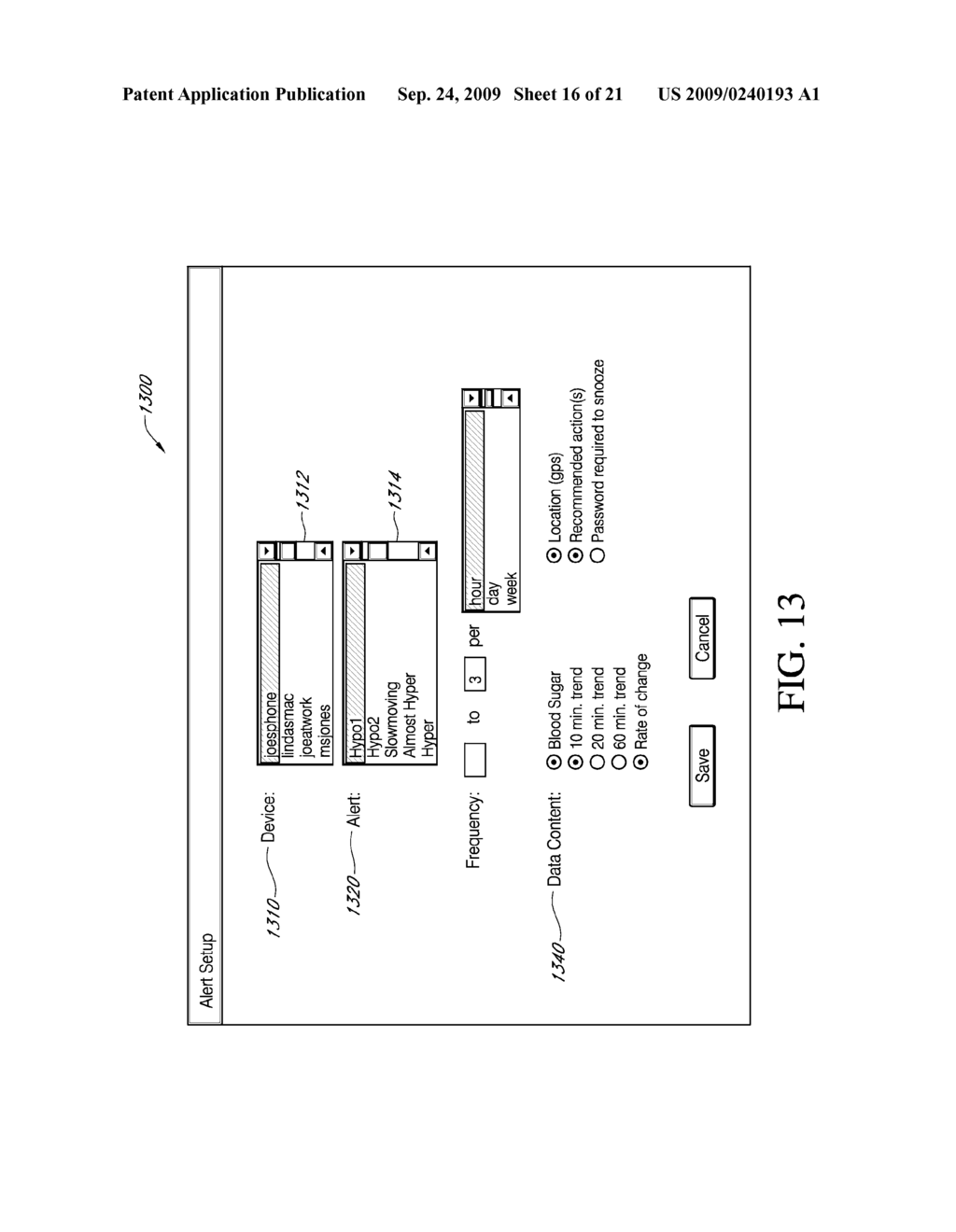 SYSTEMS AND METHODS FOR CUSTOMIZING DELIVERY OF SENSOR DATA - diagram, schematic, and image 17