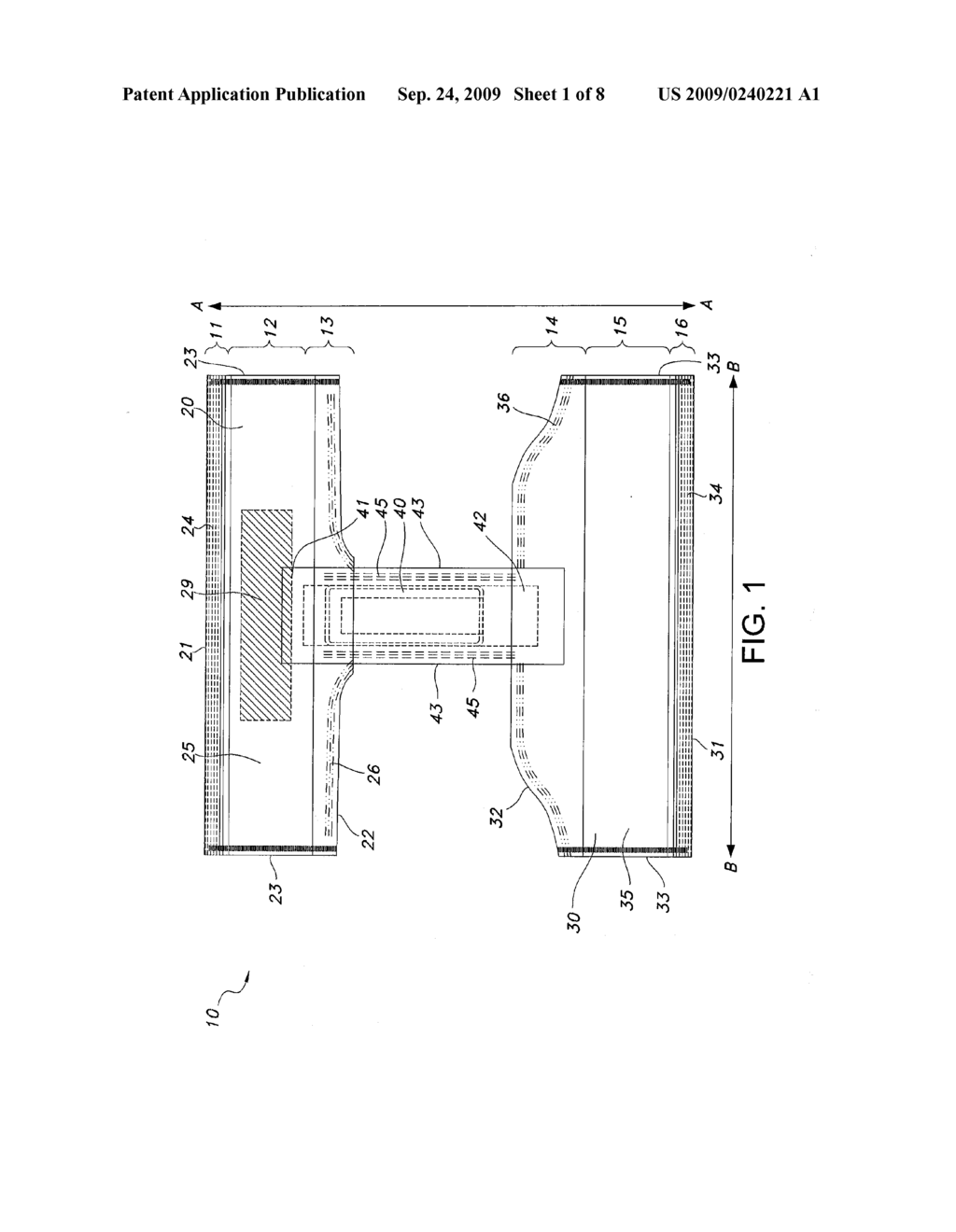 ABSORBENT ARTICLE HAVING VISIBLE INDICIA AND METHOD OF MAKING THE SAME - diagram, schematic, and image 02