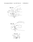 Disposable infusion device with actuation lock-out diagram and image