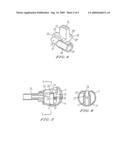 Surgical actuator and locking system diagram and image