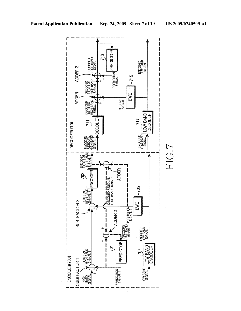 APPARATUS AND METHOD FOR ENCODING AND DECODING USING BANDWIDTH EXTENSION IN PORTABLE TERMINAL - diagram, schematic, and image 08