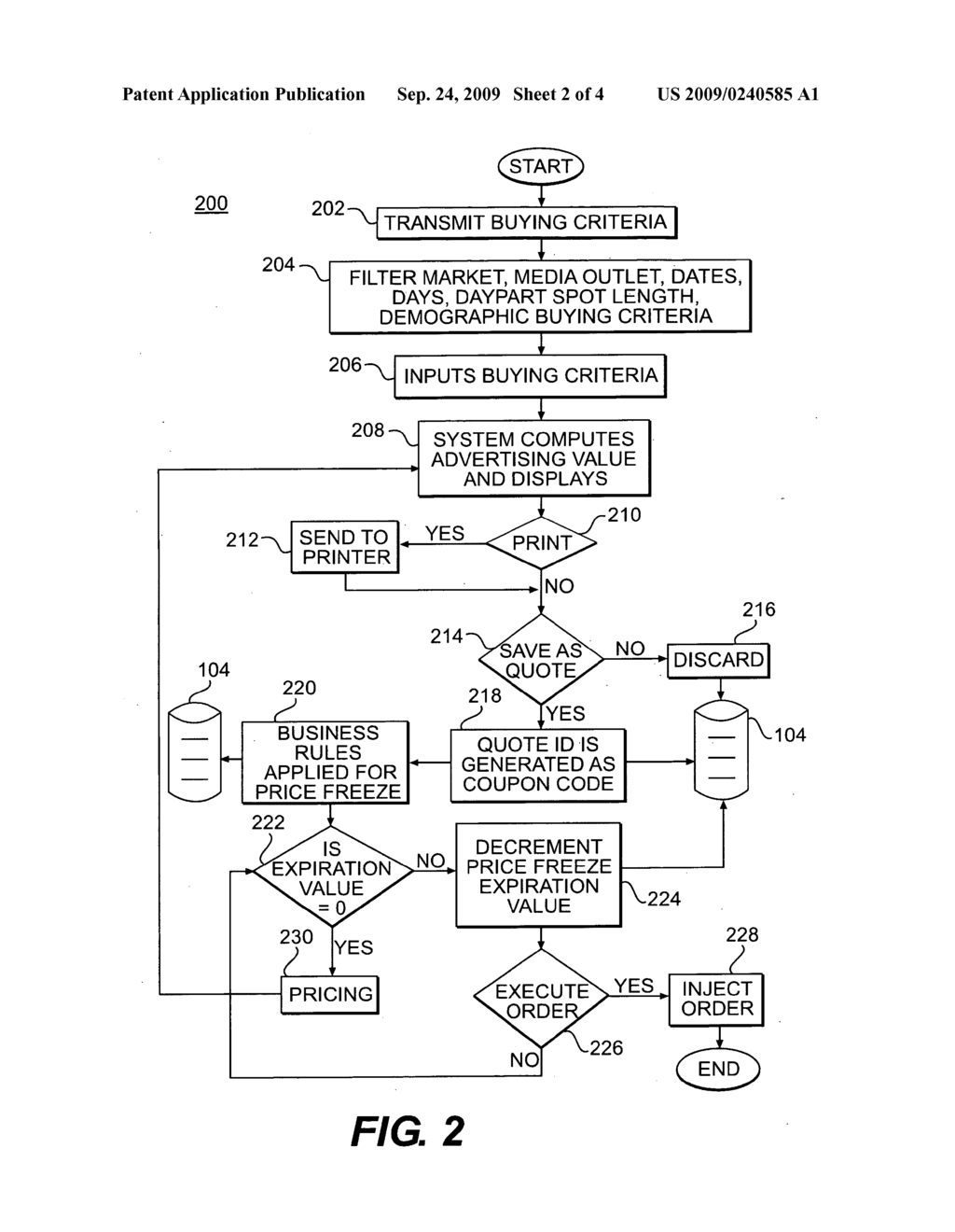 Automated quote generation and advertising buy placements - diagram, schematic, and image 03