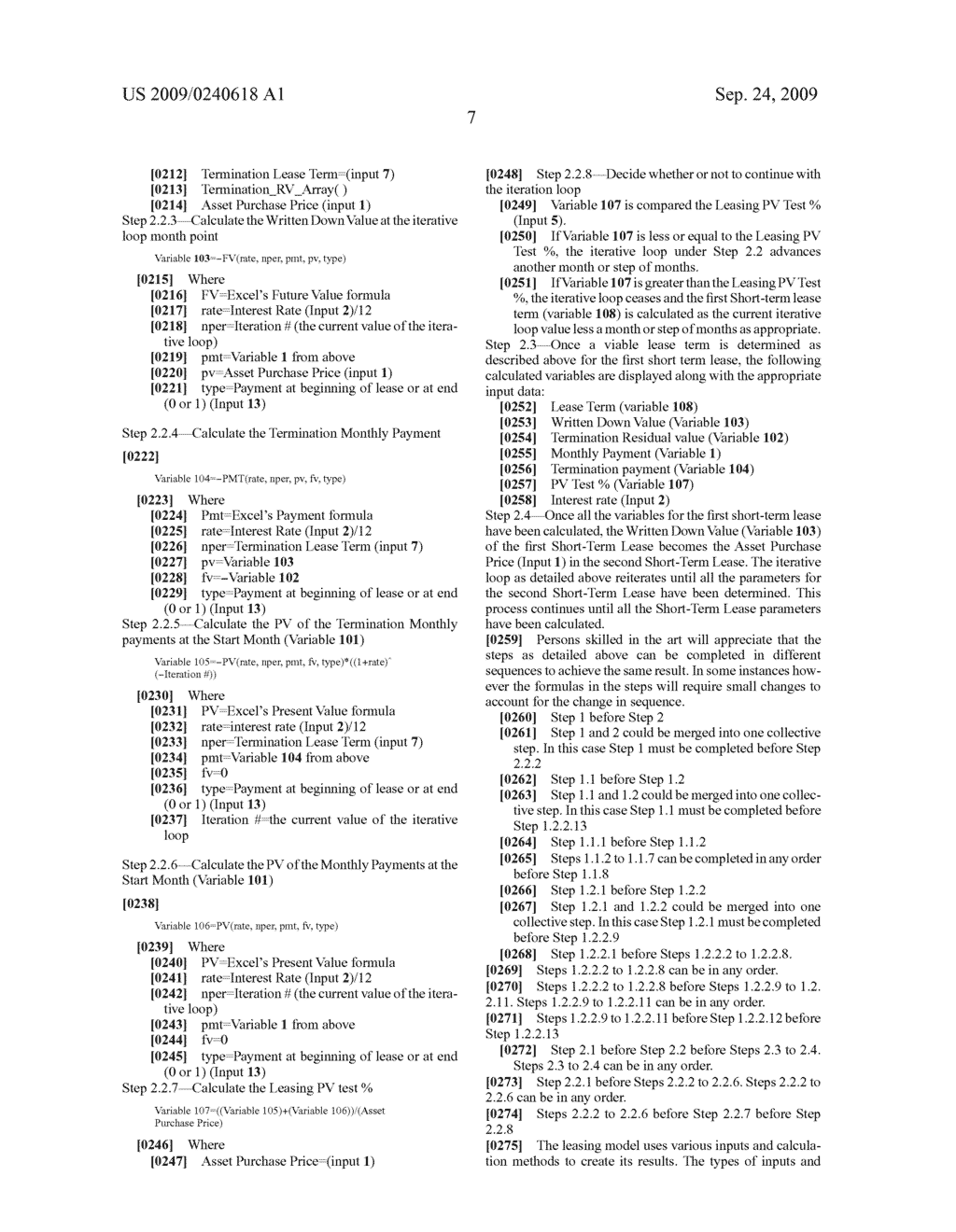 Method of detering parameters of long-term lease - diagram, schematic, and image 13