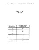 RELATIVE DOCUMENT PRESENTING SYSTEM, RELATIVE DOCUMENT PRESENTING METHOD, AND COMPUTER READABLE MEDIUM diagram and image