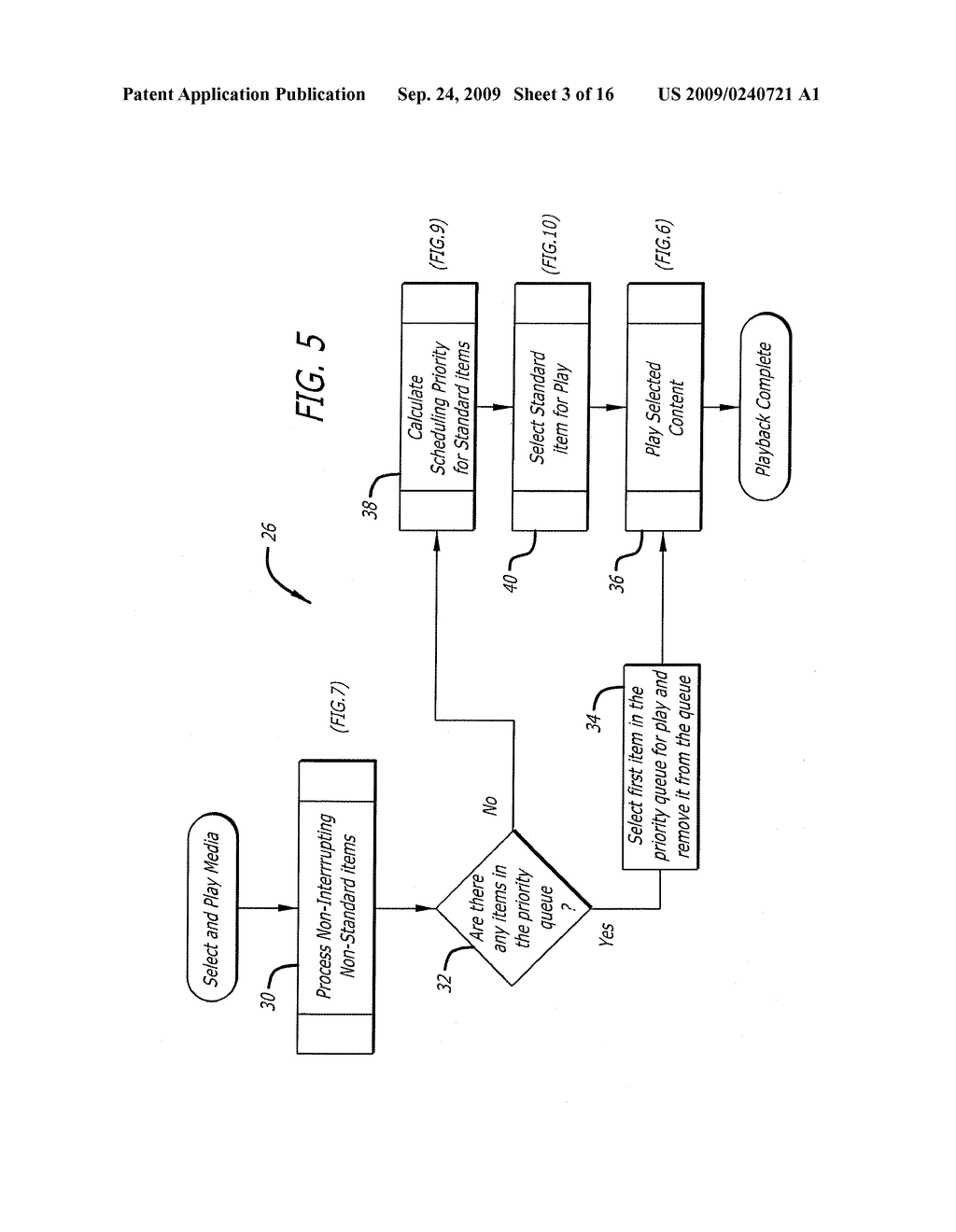 METHOD AND SYSTEM FOR ELECTRONICALLY SCHEDULING PLAYBACK OF MEDIA CONTENTS - diagram, schematic, and image 04