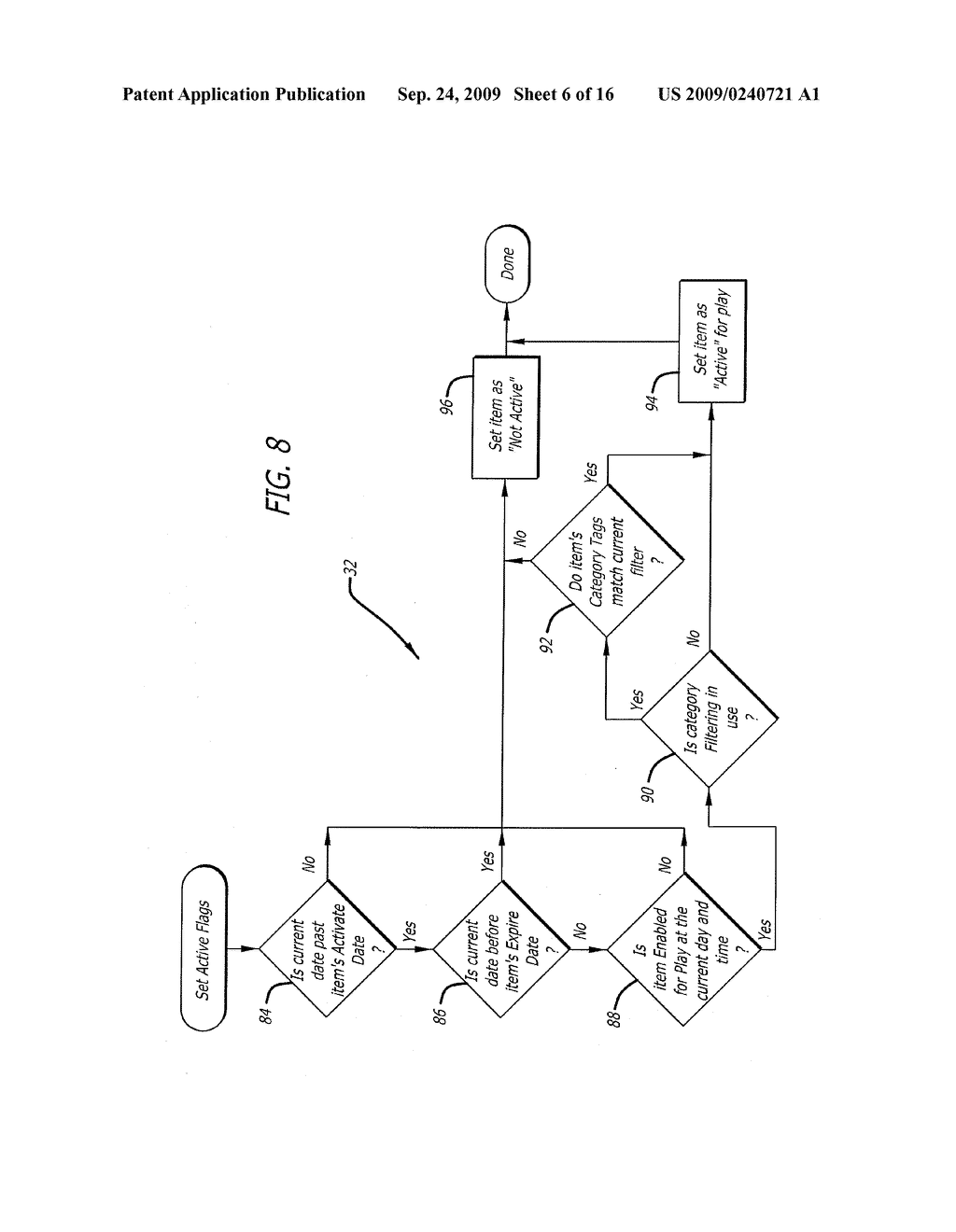 METHOD AND SYSTEM FOR ELECTRONICALLY SCHEDULING PLAYBACK OF MEDIA CONTENTS - diagram, schematic, and image 07