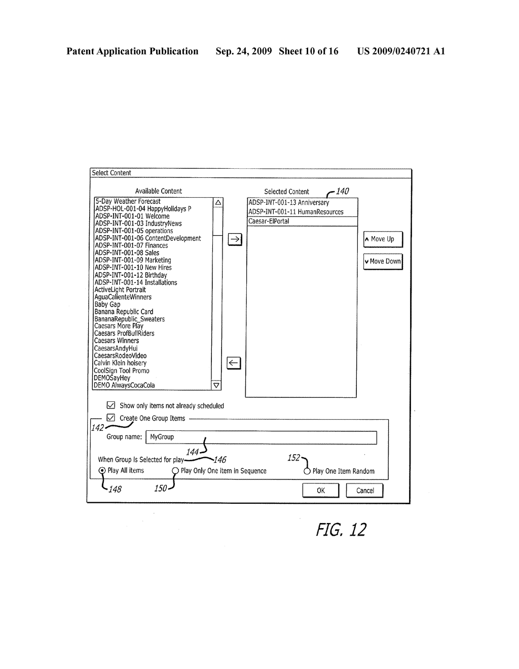 METHOD AND SYSTEM FOR ELECTRONICALLY SCHEDULING PLAYBACK OF MEDIA CONTENTS - diagram, schematic, and image 11