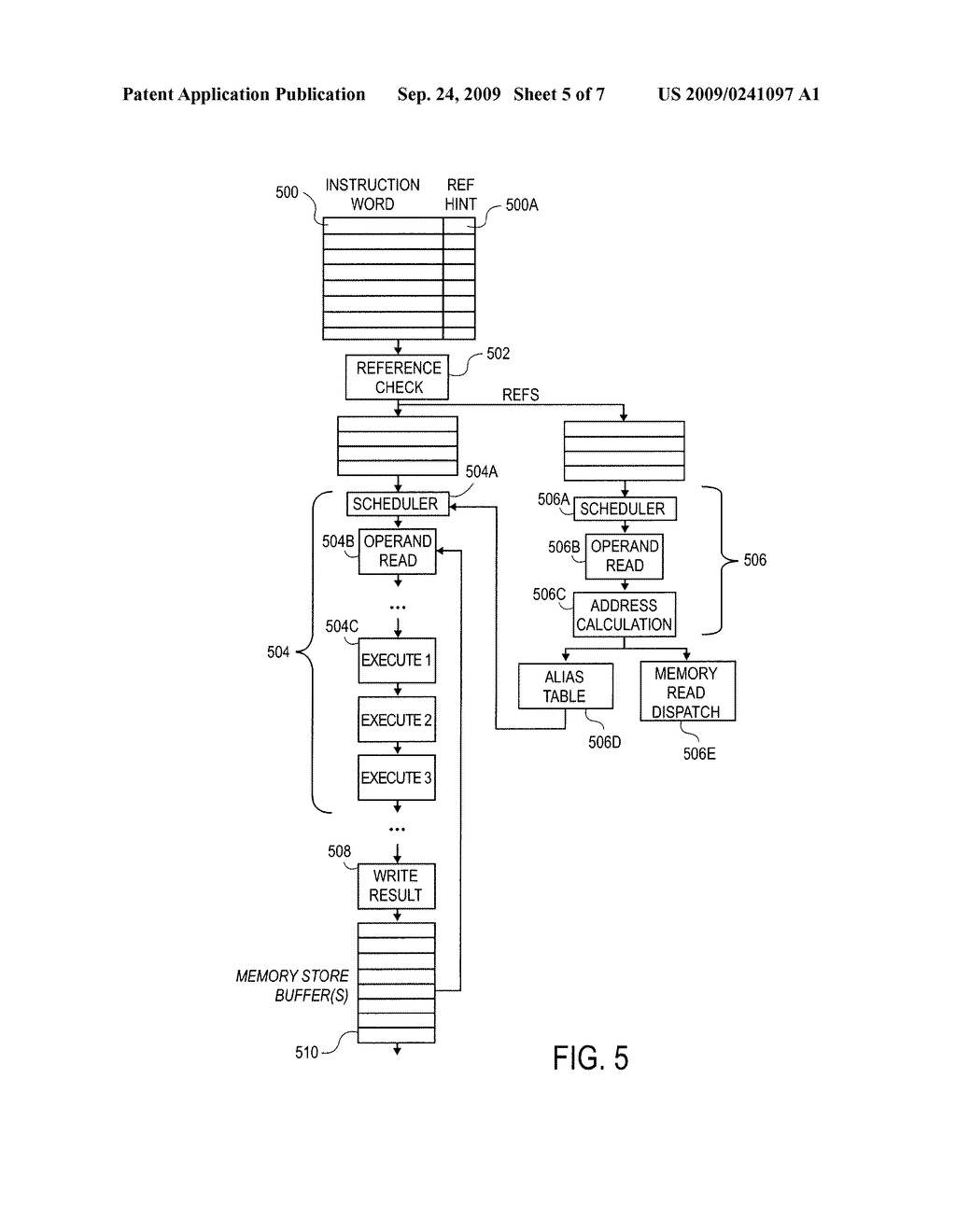 METHOD AND APPARATUS TO IMPROVE EXECUTION OF A STORED PROGRAM - diagram, schematic, and image 06