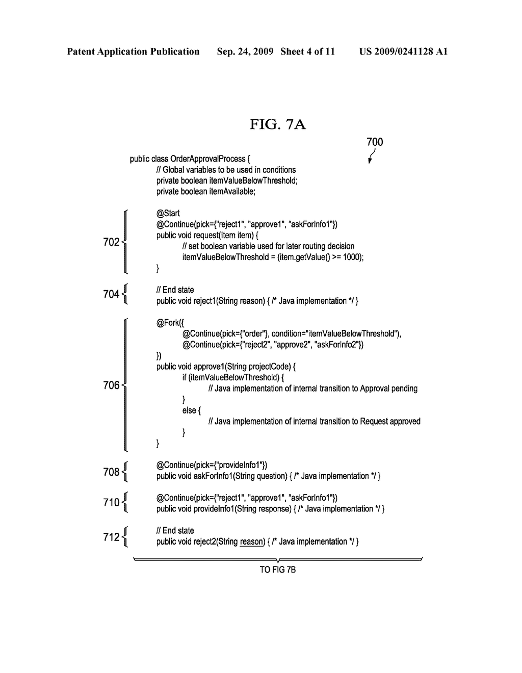 Controlling Navigation of Application Logic Using Annotated Application Code - diagram, schematic, and image 05